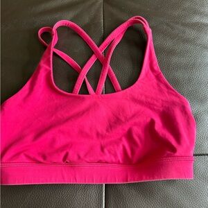 Lululemon Athletica Hot Pink Sports Bra